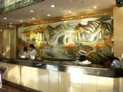 3d效果酒店裝飾瓷板畫,打印山水瓷板畫